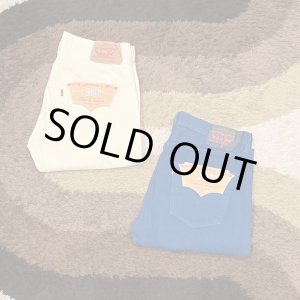 画像: 【 LEVI'S / 501 Over dyed 】 リーバイス５０１ / 後染め レモンイエロー : ブルー / 2013年 メキシコ製・W32(85cm)