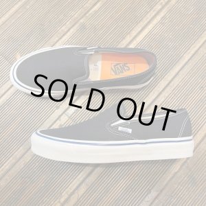 画像: 【 VANS USA / SLIP-ON 48 DECK 】バンズ・ アメリカ企画 / アナハイムファクトリー・/ スリッポン ブラック キャンバス ５サイズ(26, 26.5, 27, 27,5, 28)