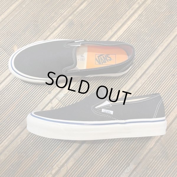 画像1: 【 VANS USA / SLIP-ON 48 DECK 】バンズ・ アメリカ企画 / アナハイムファクトリー・/ スリッポン ブラック キャンバス ５サイズ(26, 26.5, 27, 27,5, 28)