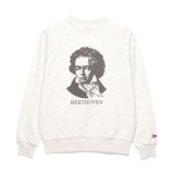 画像: 【 Healthknit / ヘルスニット 】ベートーベンスウェット・ラグランスリーブ / アッシュグレー・3サイズ(M/L/XL) クラシック長袖クルースウェット