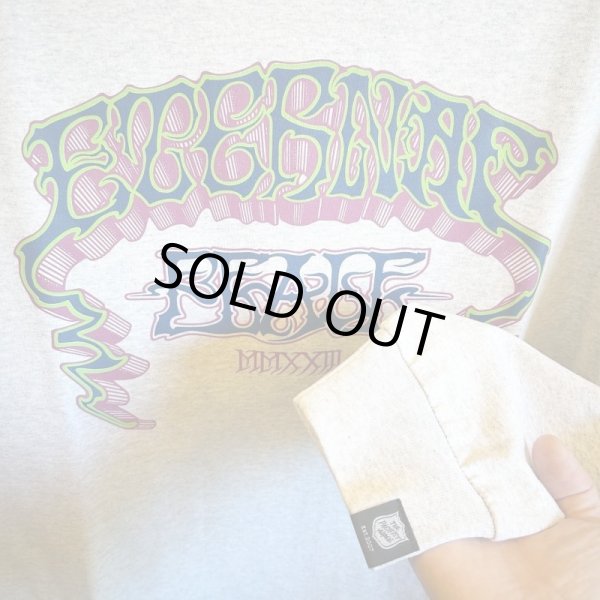 画像3: 【 オリジナルプリント ロングスリーブTシャツ " ETERNAL PEACE " 】 7.1 oz コットン100％  アッシュグレー・3サイズ(M,L,XL)