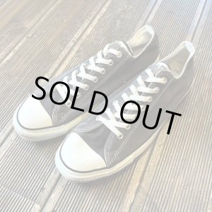 画像: 【 1990s / Converse All Star Low 】ビンテージ・1990年代 / US12(30cm) コンバース・オールスター・ブラック・アメリカ製・made.in.usa