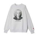 画像: 【 Healthknit / ヘルスニット 】バッハ スウェット・ラグランスリーブ / アッシュ(ライト)グレー・3サイズ(M/L/XL) クラシック長袖クルースウェット