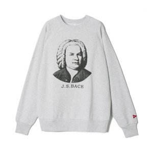 画像: 【 Healthknit / ヘルスニット 】バッハ スウェット・ラグランスリーブ / アッシュ(ライト)グレー・3サイズ(M/L/XL) クラシック長袖クルースウェット