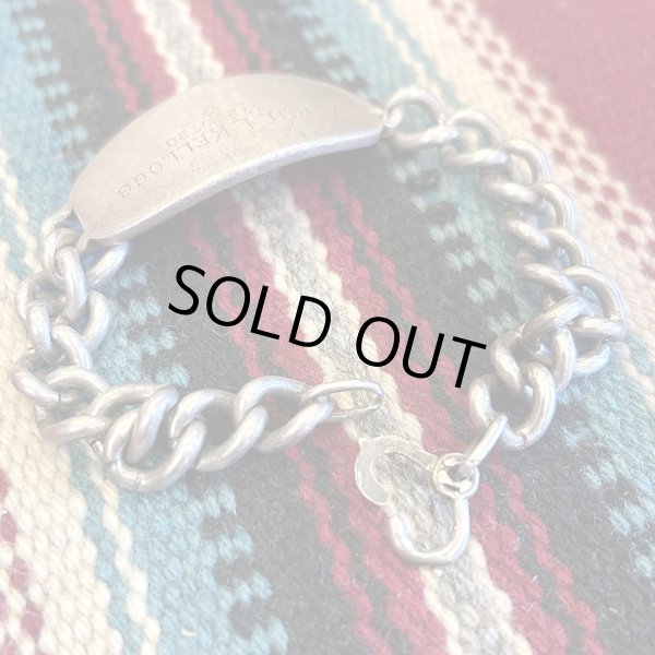 画像3: ビンテージ【 1940s-1950s / US.military id bracelet 】USミリタリー・IDブレスレット・スターリングシルバー
