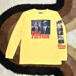 画像4: USオフィシャルライセンス【 パルプフィクション / PULP FICTION 】 ロングスリーブTシャツ / イエロー 4サイズ(S,M,L,XL) 映画ムービーTシャツ