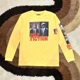 画像: USオフィシャルライセンス【 パルプフィクション / PULP FICTION 】 ロングスリーブTシャツ / イエロー 4サイズ(S,M,L,XL) 映画ムービーTシャツ