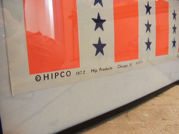 画像2: 【デッドストック】１９７２年製/【VOTE 1972】HIP PRODUCTS ベルベットポスター /額縁込み