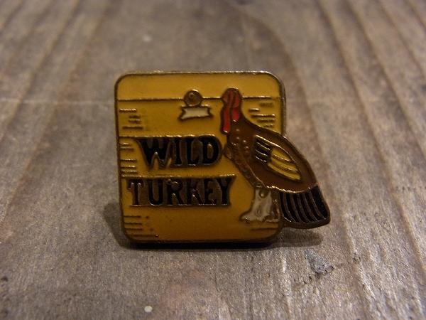 画像1: 【WILD TURKEY】ワイルドターキー 1980'S ビンテージピンバッチ 