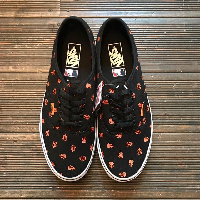 VANS x MLB ・バンズ】 アメリカ企画 / オーセンティック / メジャーリーグ / サンフランシスコ・ジャイアンツ / SF GIANTS  2サイズ(27.5/28) - pacifica