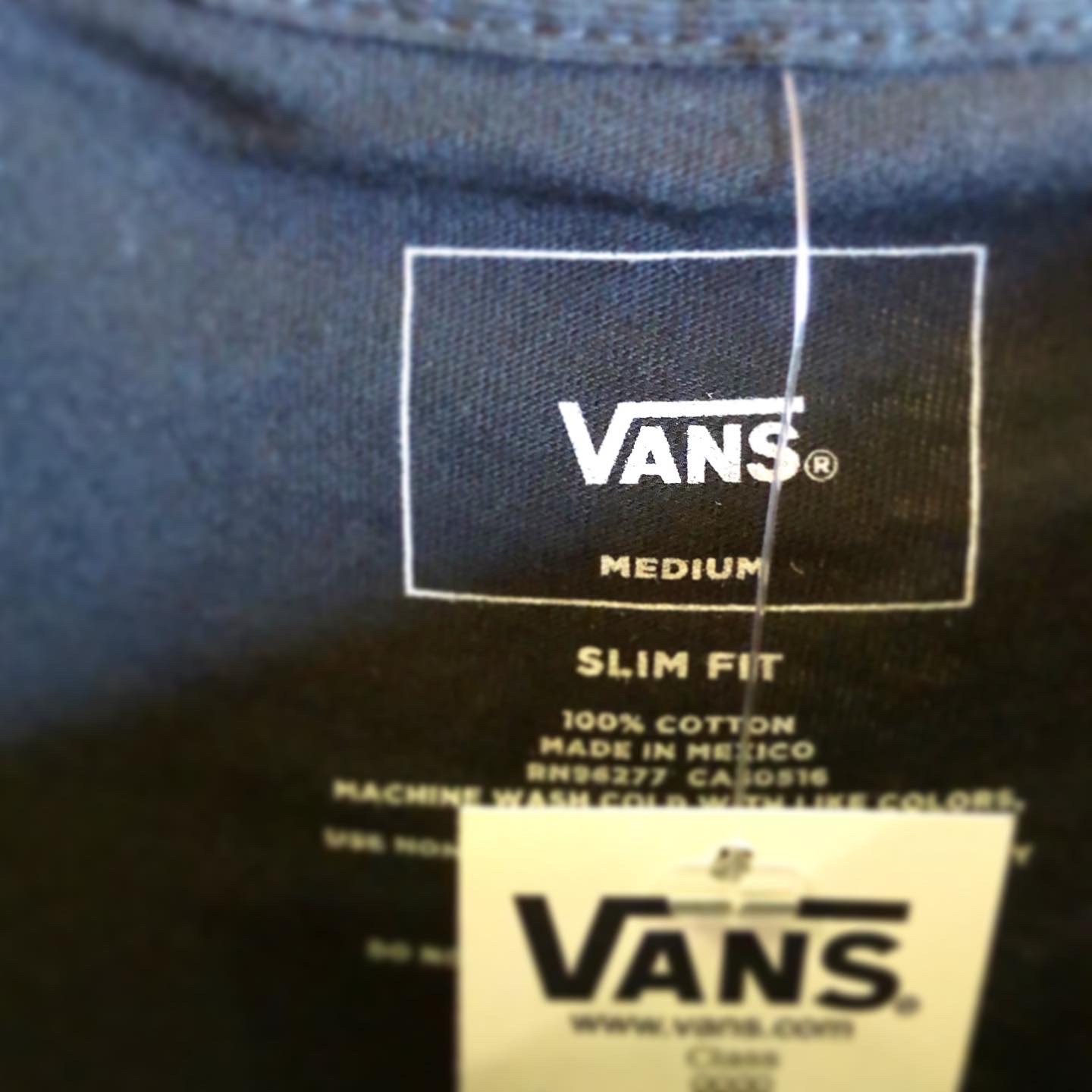 画像3: 【 VANS / USA 】アメリカ企画・ロゴTシャツ " OG CHECKER " ブラック ２サイズ(M/L)