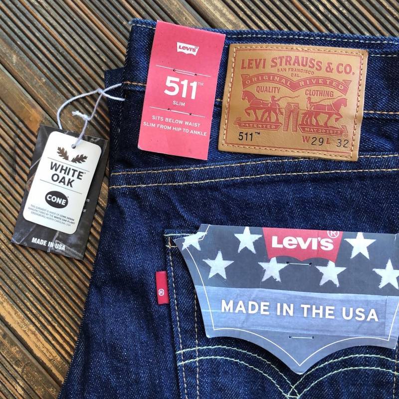 LEVI'S 511 made.in.USA / CONE fabric 】 デッドストック / 廃盤 