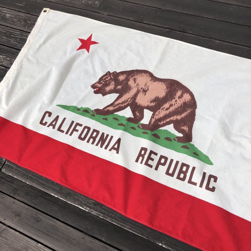ビンテージ・〜１９５０年代・カリフォルニア州旗・フラッグ】１５０ X