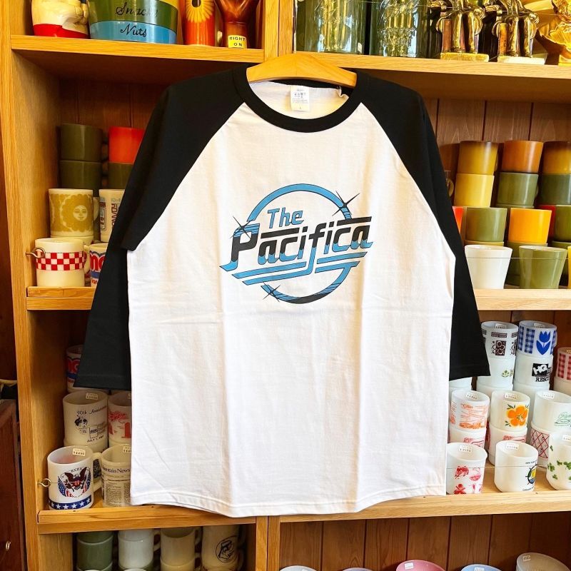 画像2: 【 オリジナルプリント 3/4 Tシャツ " MAGNA PACIFICA " 】５.６oz ・コットン・七分袖・ベースボール・Tシャツ ２カラー・３サイズ(M,L,XL)