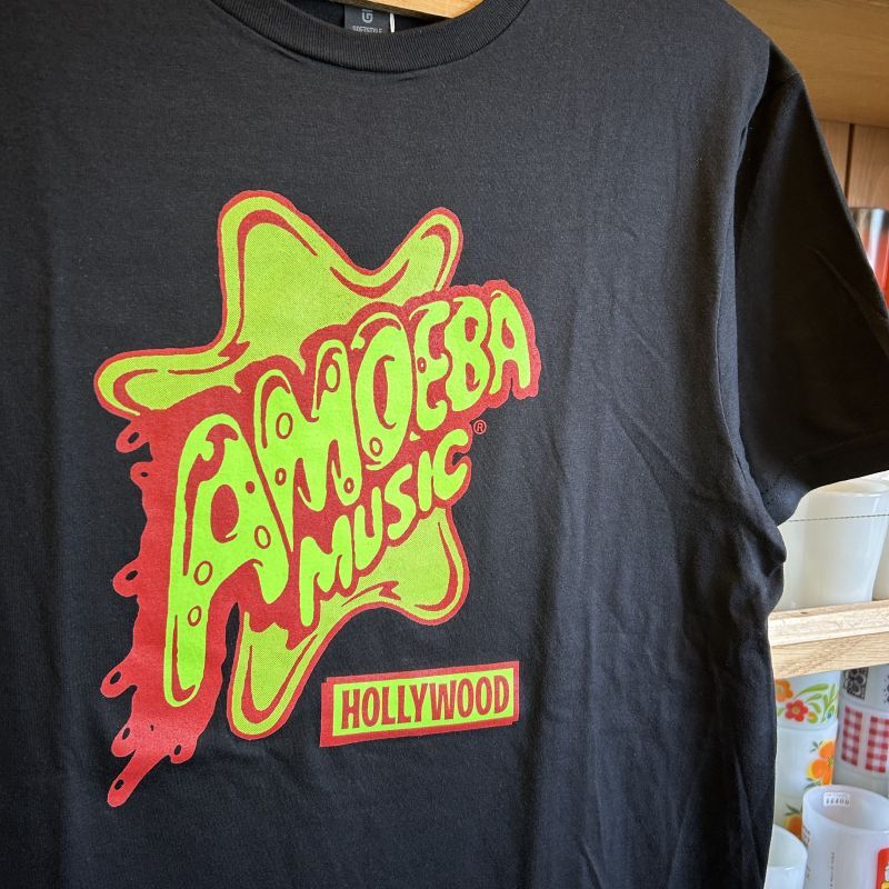 画像2: 【 AMOEBA MUSIC / アメーバミュージック 】アメリカ買付け・半袖Tシャツ・ブラック / 3サイズ(M/L/XL) アメーバロゴ