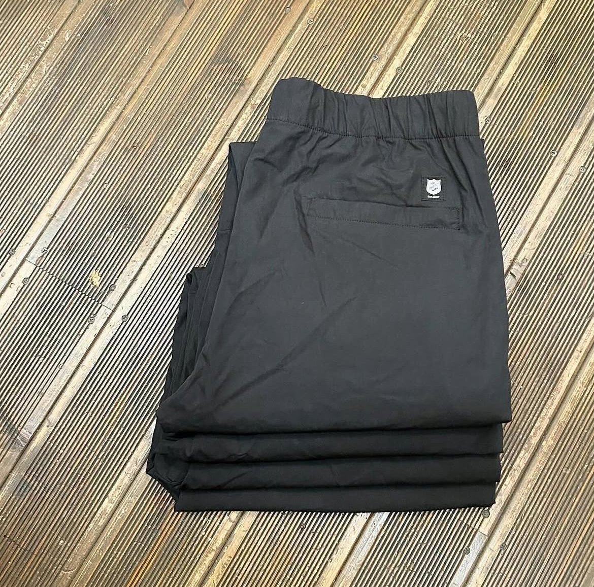 画像1: パシフィカオリジナル【60/40クロス・オリジナルイージーパンツ】ブラック・4サイズ(M/L/XL/XXL)