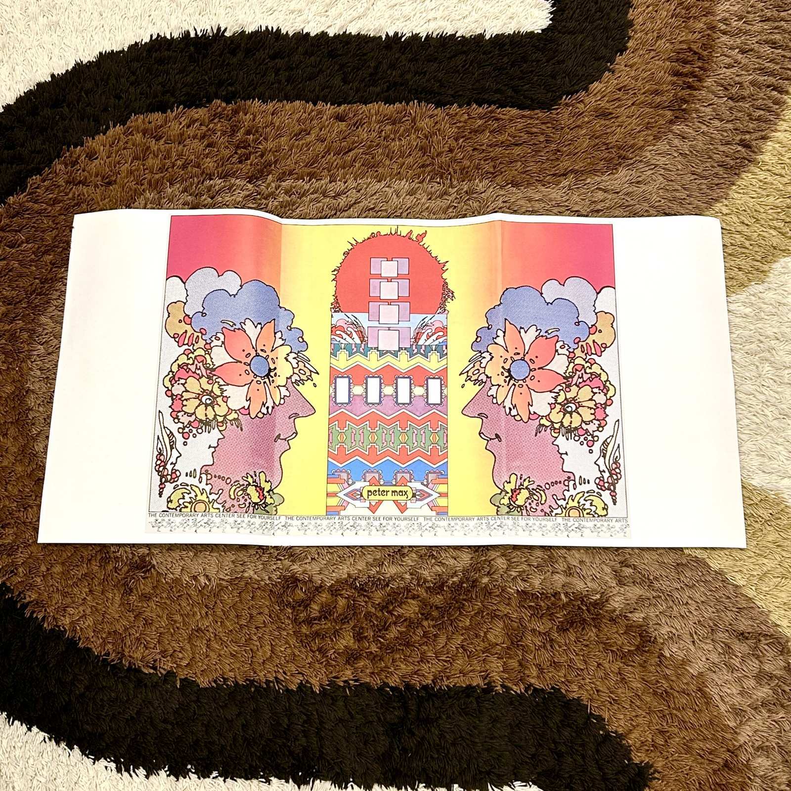 画像6: 【PETER MAX】1960-1970年代・ 82.5 X 41 cm ・【ビンテージポスター】額縁込み